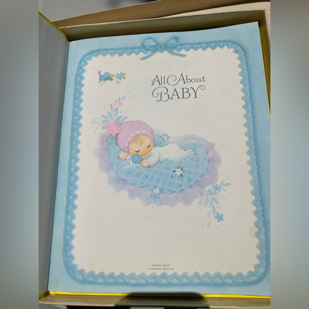 Vintage Hallmark unisex “All about baby”